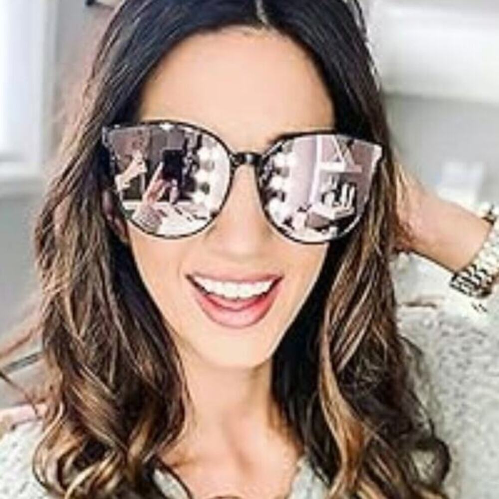 SOJOS‎ Oversized Round Polarized Sunglasses for Women